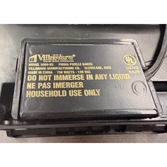 VillaWare Pizzelle Baker #5000 NS Authentic Italian Cookies Non Stick Works! - Picture 6 of 8